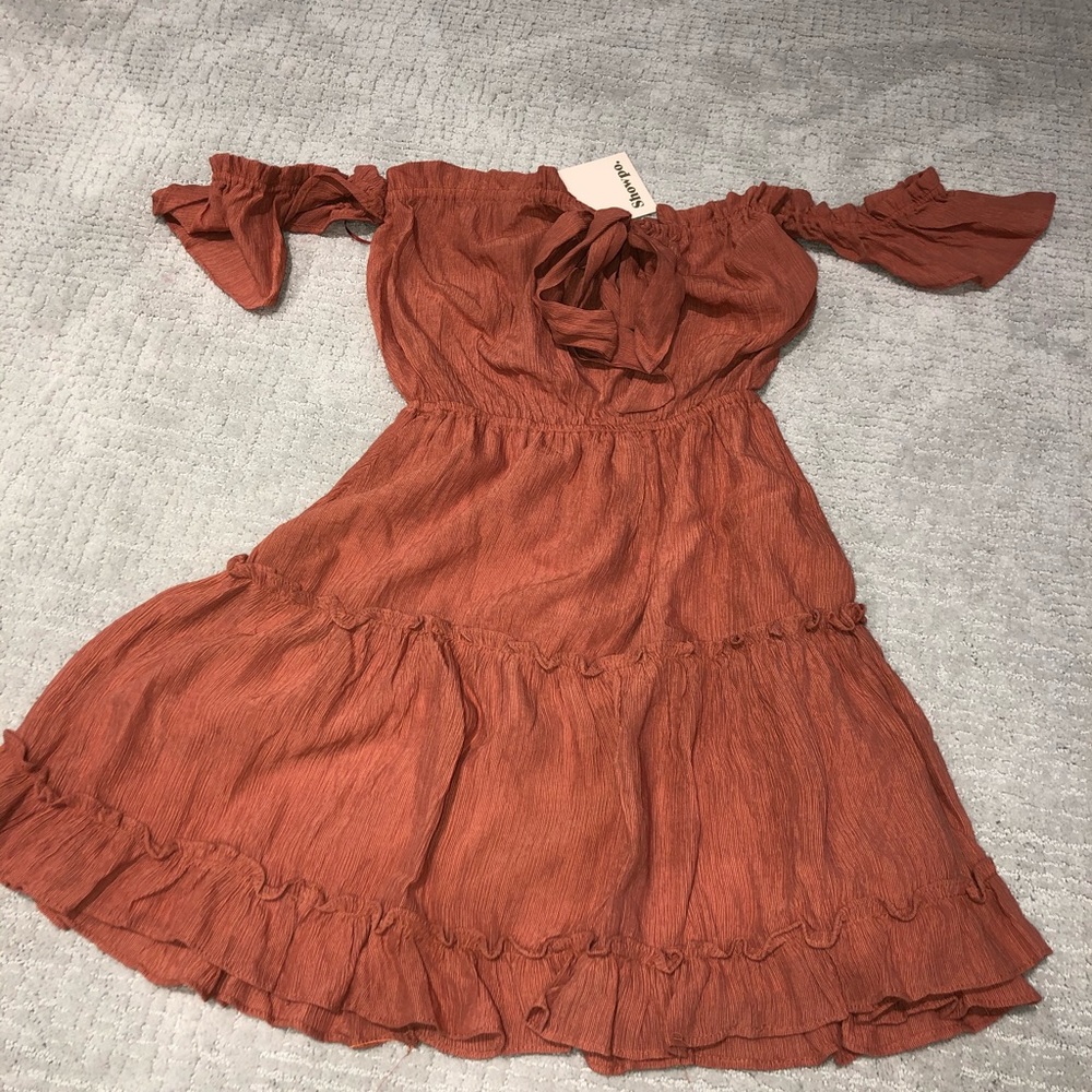 Off the shoulder dress